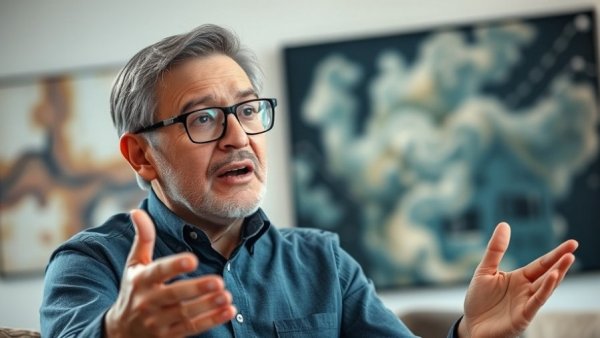 Bitcoin’s Disconnect and Market Realignment Strategies discussion by man with glasses.