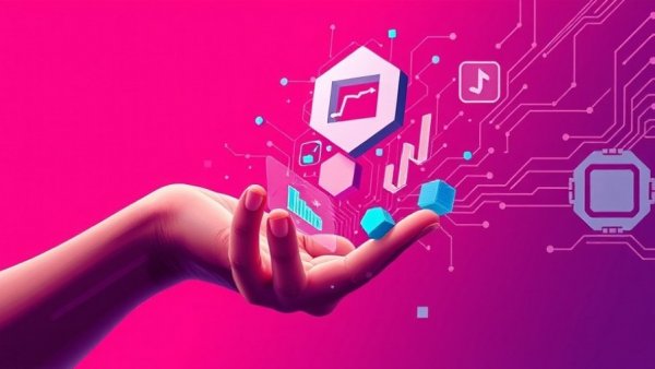 Abstract representation of weight-loss drugs impact on economy with digital elements.