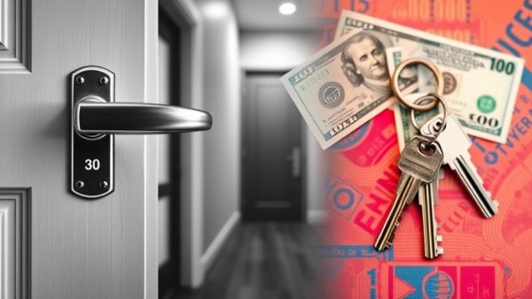 Creative collage illustrating Sonder bankruptcy and short-term rentals.