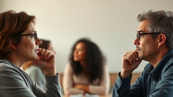 Thoughtful individuals analyzing misleading public finances UK.