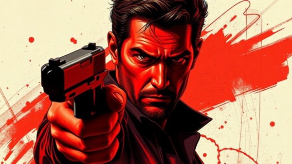 Futuristic AI-enhanced illustration depicting tension.