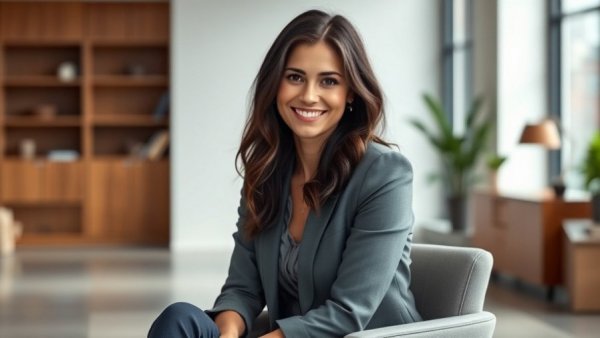 Become a millionaire by 2026, smiling woman discussing finances.