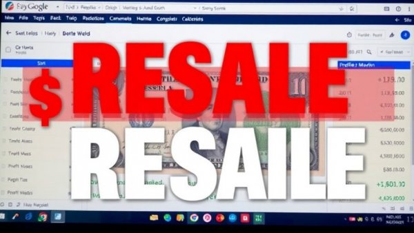 Online resale transaction showing profit margin for reselling.