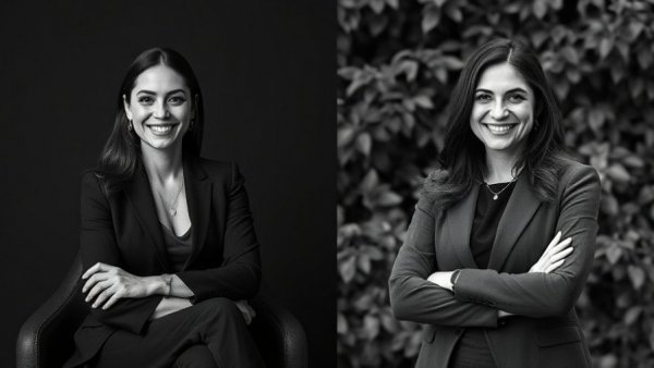 Professional women being portrayed as potential AI research partners