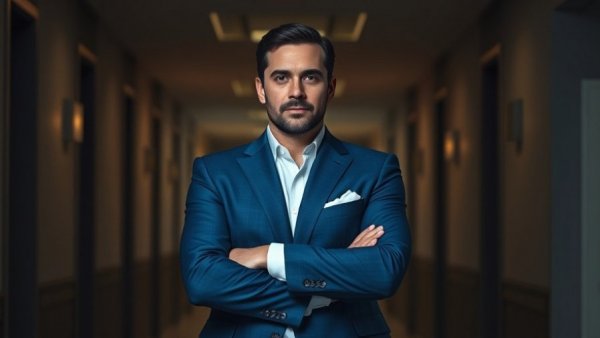 Confident individual associated with data analytics platform INSIGHT Pro.