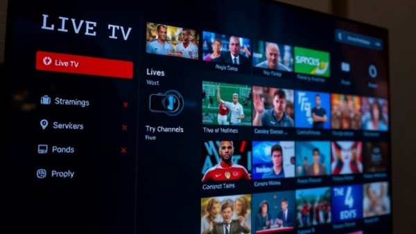 YouTube TV streaming bundles interface displaying various live channels.