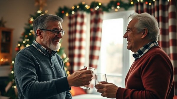 English-speaking Evangelical church Christmas event in Spain, festive atmosphere