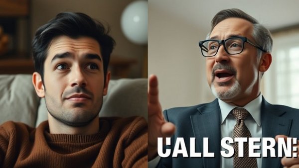 Contrasting expressions on split-screen image with 'Banned' text about pub bans due to rising taxes in the UK.