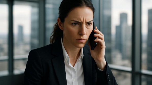 Businesswoman taking responsibility after negotiation failure in office.