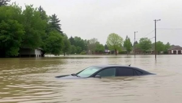 Man found dead in submerged car in first reported death in Washington floods
