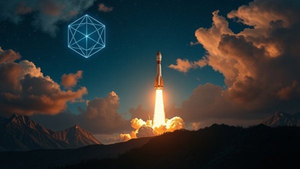 Giga-IPOs of SpaceX and OpenAI illustrated with rocket launch and hologram.