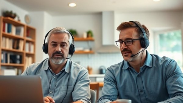 Hero Ahmed Al-Ahmed Bondi: Two men in a virtual conversation.