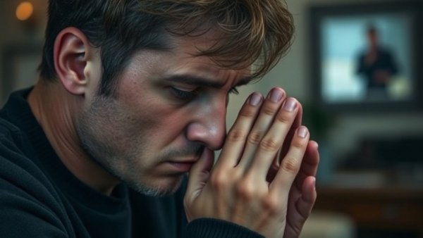 Individual in distress reflecting on Myanmar election air strikes.