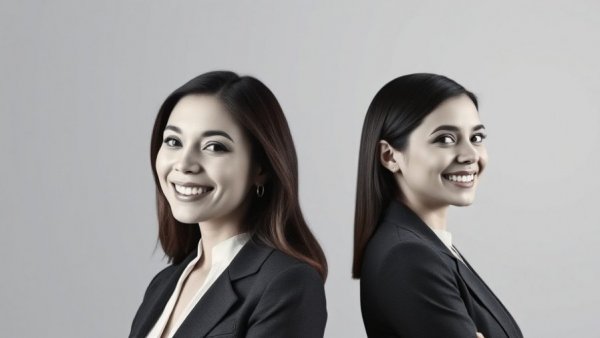 Two women professionals on a business-themed image emphasizing the importance of audio in digital transformation.