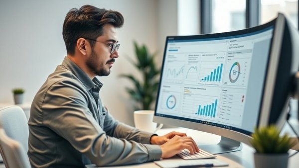 Professional using spreadsheet software, related to Microsoft Office 2024 price drop.