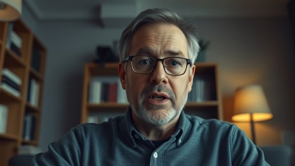 Person speaking in indoor setting related to 'Why Crypto Is Heading to Miami'.