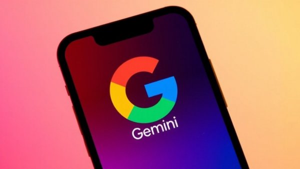 Google Gemini logo on smartphone, highlighting personal intelligence.