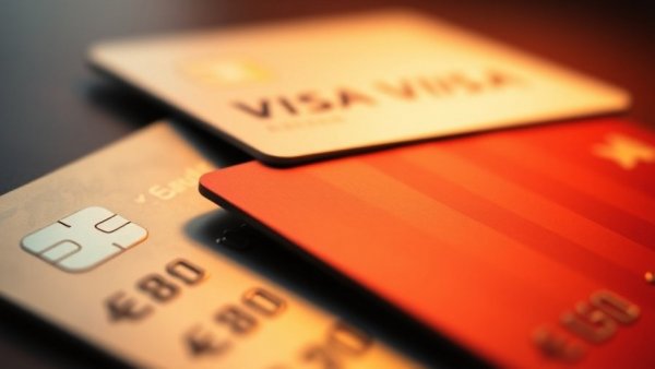 Sleek metallic credit cards showcasing Bilt's new 10% interest rate benefits for small businesses.