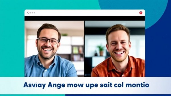 Banner with two smiling men at a virtual crypto conference, emphasizing affordable crypto conferences.