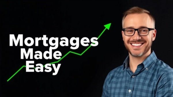 Buy-to-let mortgages in 2026: Happy man with positive chart.