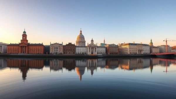 Liverpool waterfront at golden hour highlighting property market.