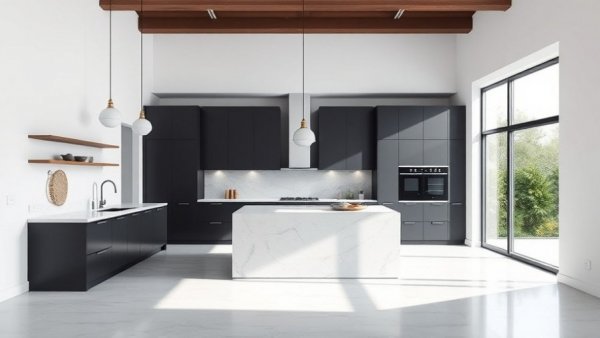 Efficiently redesigned kitchen with minimalist style