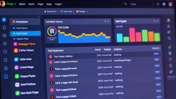 Fizzy Productivity Tool project management dashboard with tasks and progress bars.