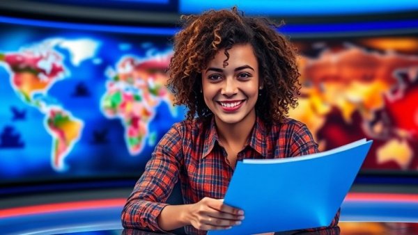 News anchor discussing weakening parental rights and Christian values against a global backdrop.