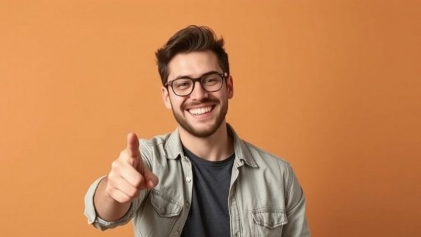 Man discussing the upsides and downsides of communication.