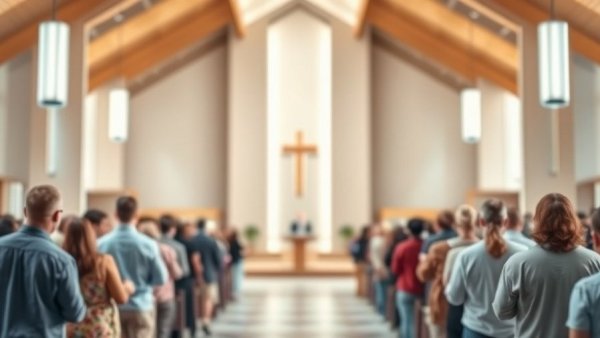 English-speaking Evangelical church in Spain with congregation worshiping