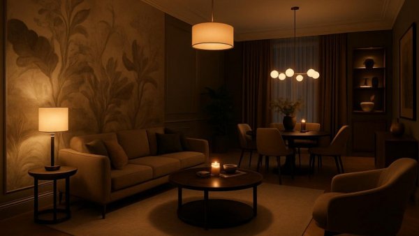 Elegant sustainable home design with modern decor.