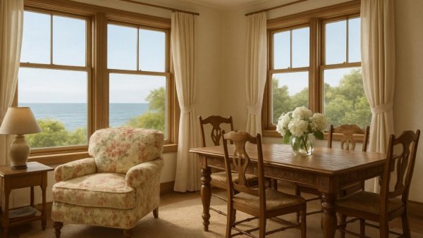 Dreamy seaside home interior in Nova Scotia