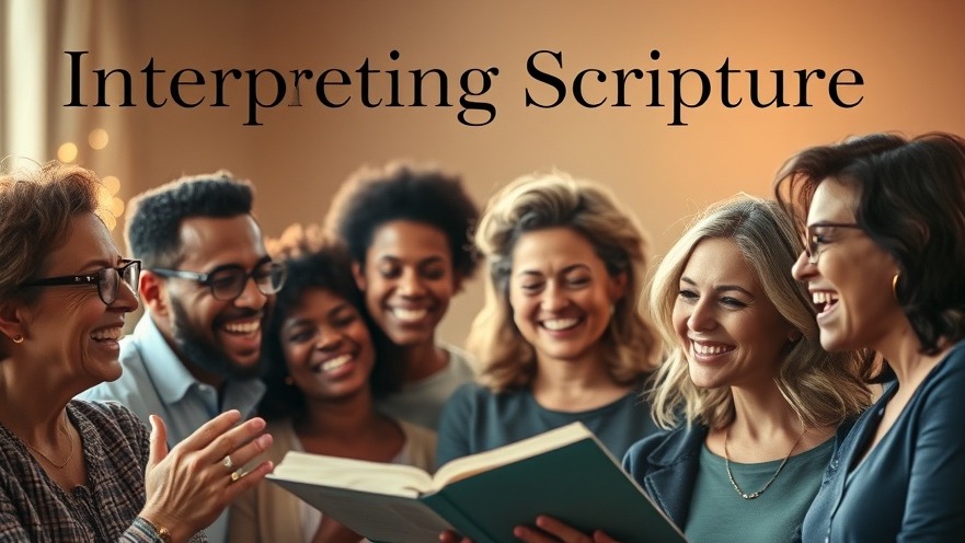 Diverse group passionately discussing biblical interpretation under warm lighting.