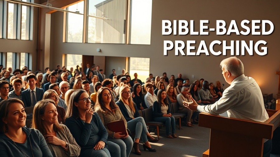 Joyful congregation engaged in Bible-based preaching, illuminated by soft morning light.