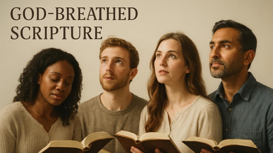 A diverse group of thoughtful Christians seeking divine inspiration from scripture.