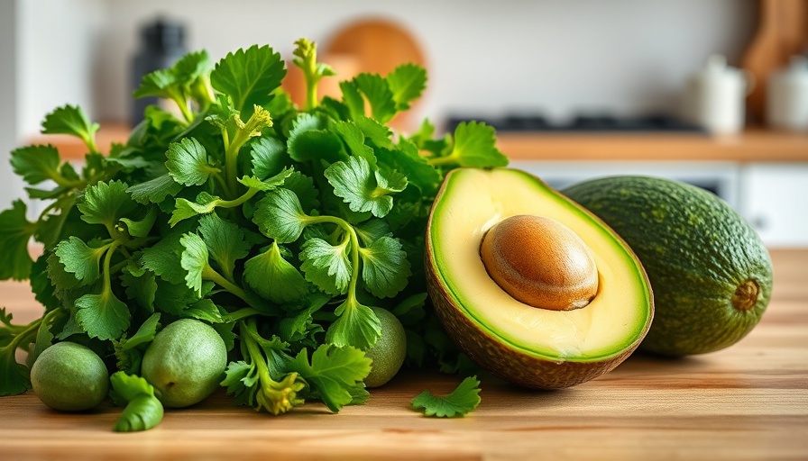 Ingredients for a Community Smoothie include cucumber, spinach, and avocado.