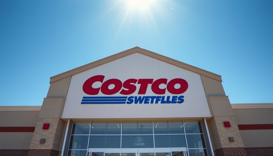 Costco storefront featuring the iconic logo.