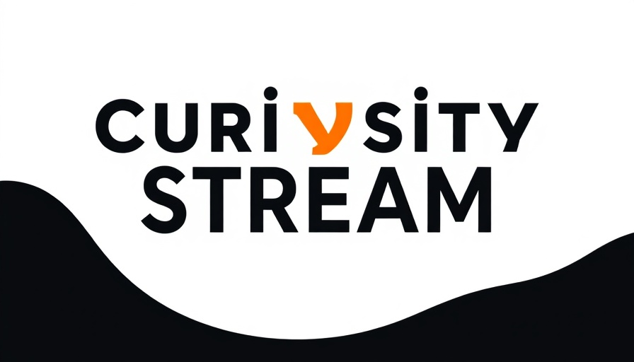 Curiosity Stream logo in black and orange