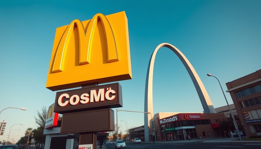 CosMc's expansion sign with McDonald's in the background