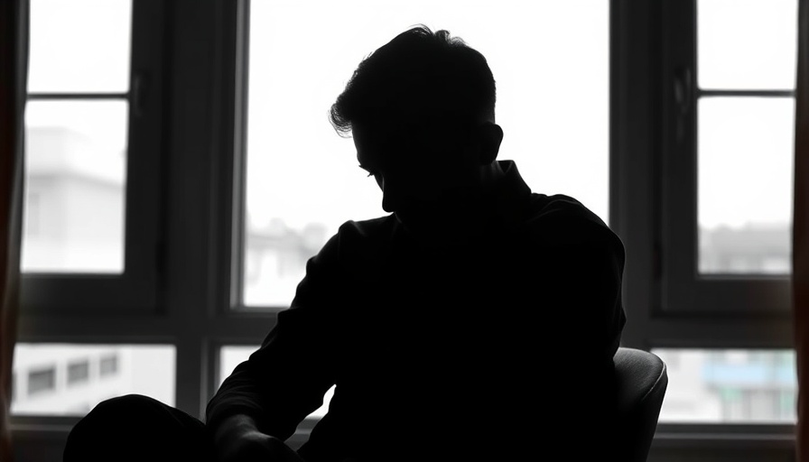 Contemplative man in silhouette, deep thought, fallen pastor mood