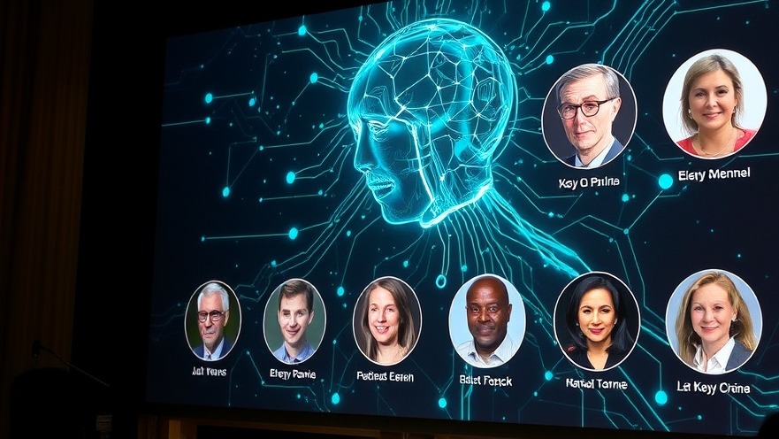 Event banner with portraits for ethical AI governance