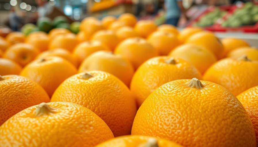 Textured Sumo Citrus fruits in close-up, vibrant orange color.