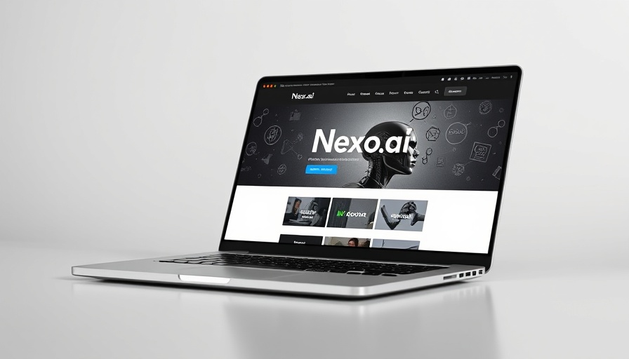 Nexos.ai website on a sleek modern laptop.