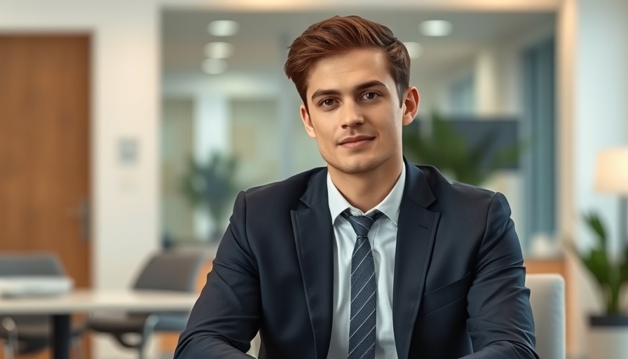 Young man in a suit during an interview about TikTok ban.