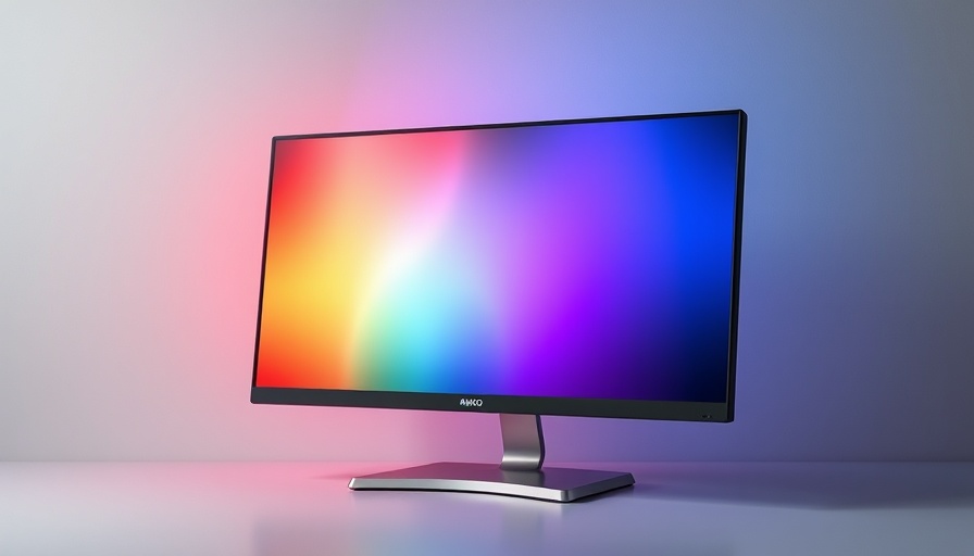 Modern LED monitor lamp with multi-color backlighting