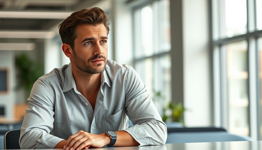 Casual man in office, representing consumer prices context.