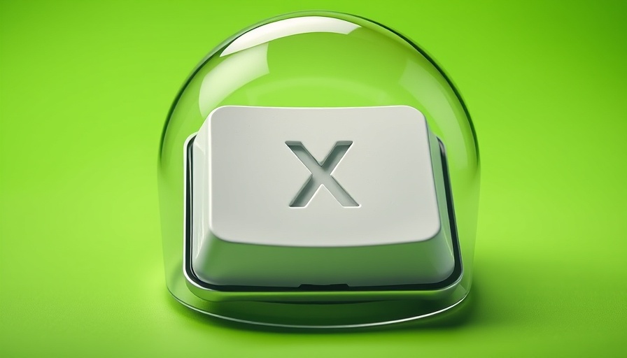 Protective dome encasing computer key on green background, symbolizing cancel culture insurance.