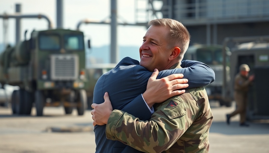 A heartfelt embrace at a military base, Israel hostage deals.