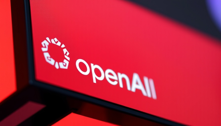 Close-up of OpenAI logo on screen, showcasing AI research tool.