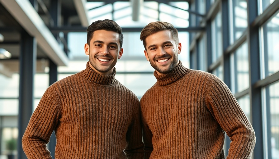 Two young men in office representing structured data AI